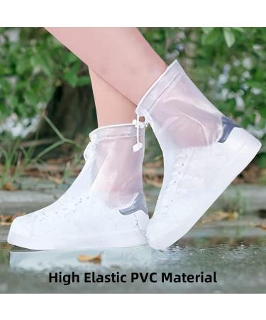 Rain Boot Shoe Covers - PVC Rubber Sole Overshoes Protectors for Cycling Camping Travel