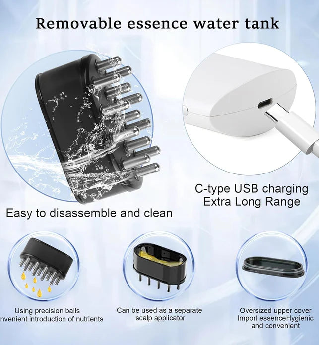 Electric Hair Growth & Oil Therapy Comb