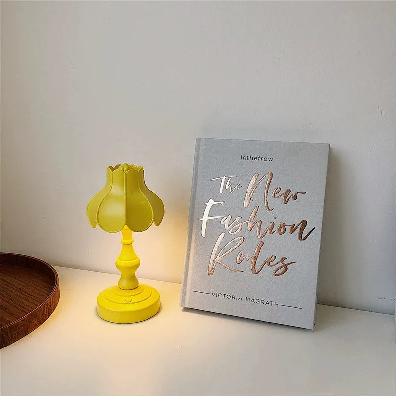 Dreamy Lotus Glow Night Light - Yellow