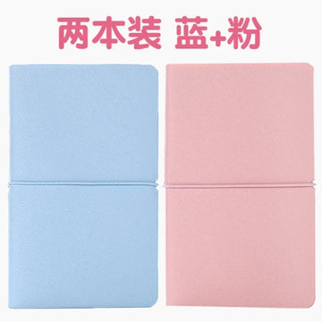 Fruity Fantasy Twin Notebook Set in Blue & Peach Bliss