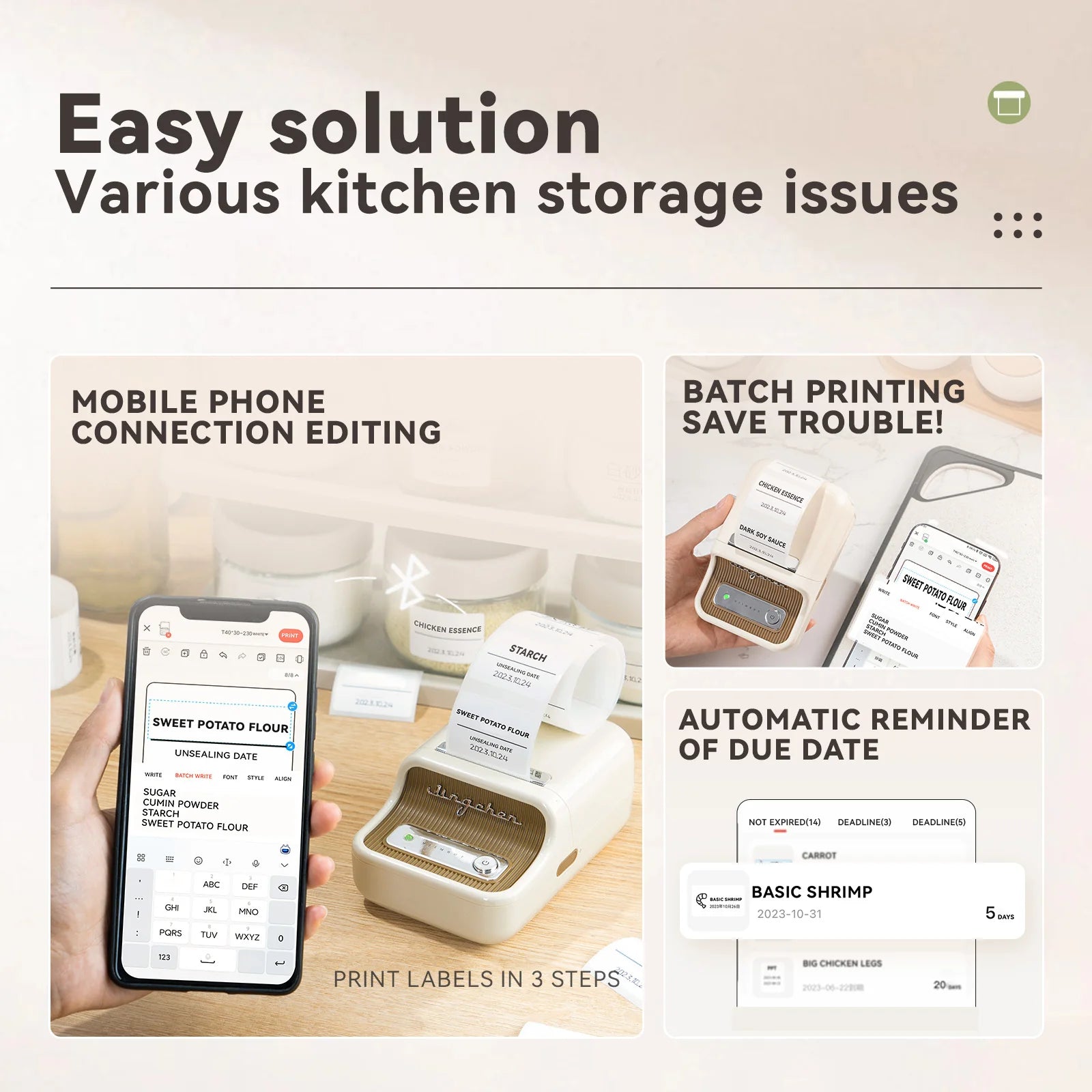 B21 Bluetooth Thermal Labels Printer
