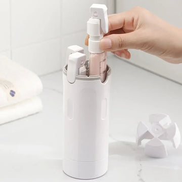 4 In 1 Portable Travel Emulsion Dispenser - Leak-Proof & Refillable